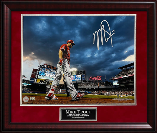 Mike Trout Autograph Photo 23x27 MLB Authentication