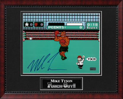 Mike Tyson Autograph Photo Punch-Out!! Game 11x14
