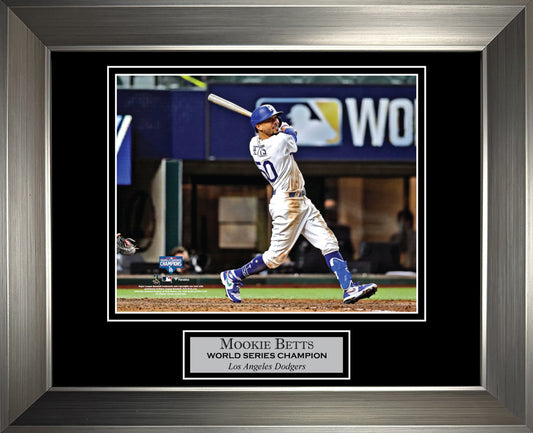 Mookie Betts Swing 2020 World Series Champion 11x14