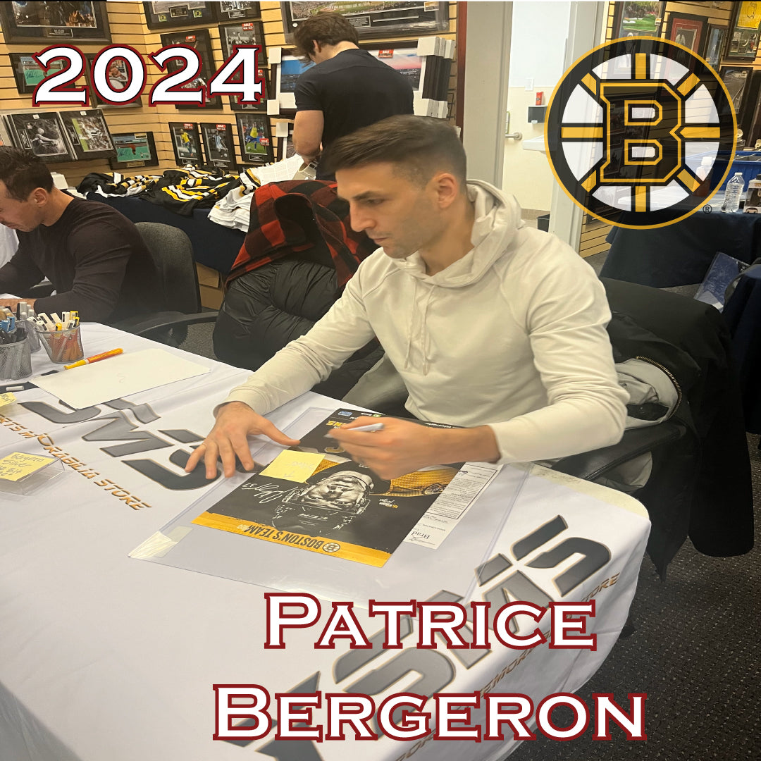 Patrice Bergeron Signing