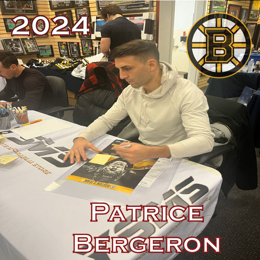 Patrice Bergeron Signing