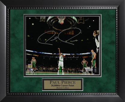 Paul Pierce Autograph Photo Shoot 2000 Point Basket View 11x14