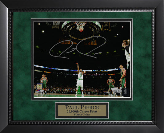 Paul Pierce Autograph Photo Shoot 2000 Point Basket View 11x14