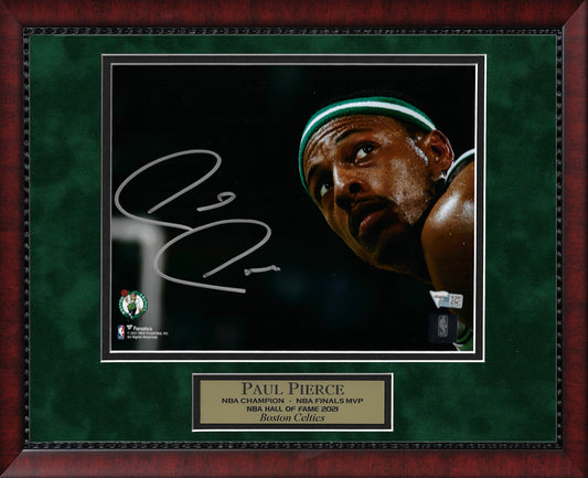 Paul Pierce Autograph Photo Close Up 11x14