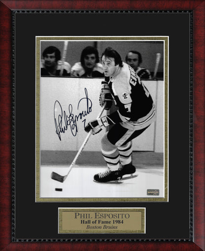 Phil Esposito Autograph Photo Skate 11x14