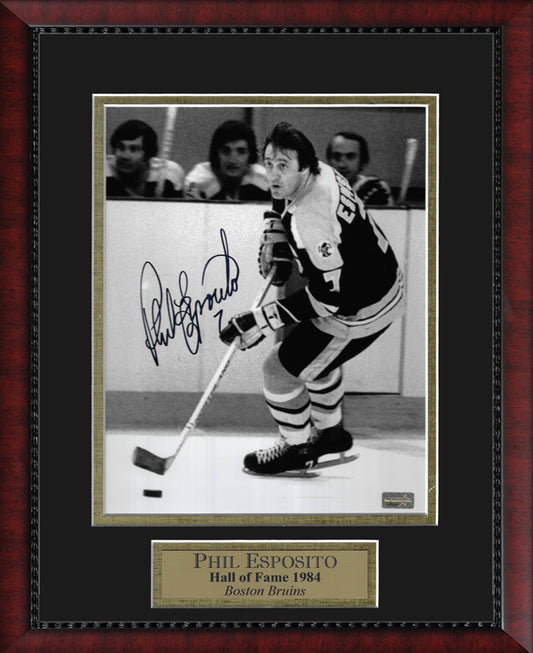 Phil Esposito Autograph Photo Skate 11x14