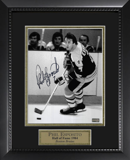 Phil Esposito Autograph Photo Skate 11x14