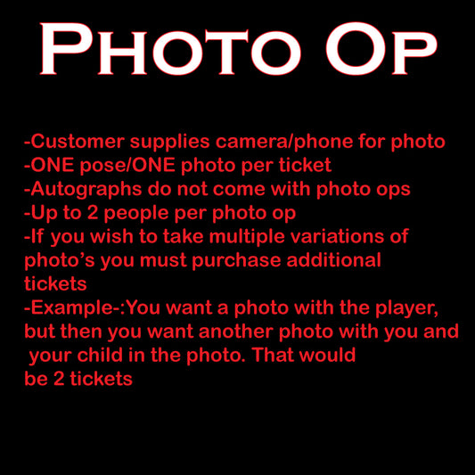 Garrett Crochet Photo Op Ticket