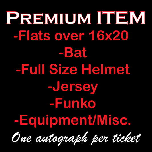 Garrett Crochet Premium Autograph Ticket