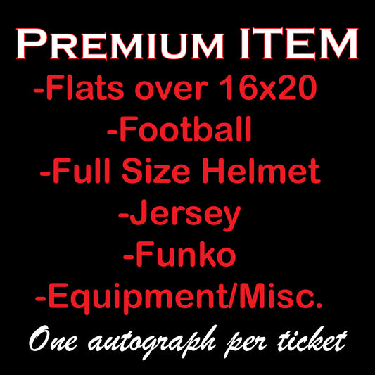 Adam Vinatieri Premium Autograph Ticket