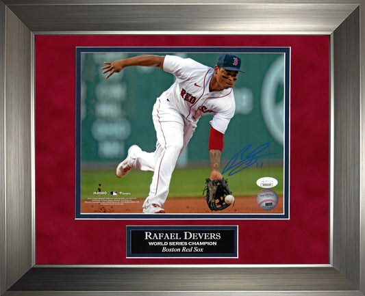 Rafael Devers Autograph Photo 11x14