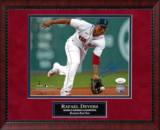 Rafael Devers Autograph Photo 11x14