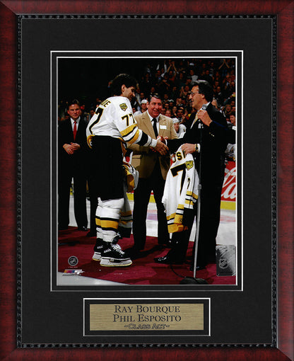 Ray Bourque Phil Esposito Photo Class Act 11x14