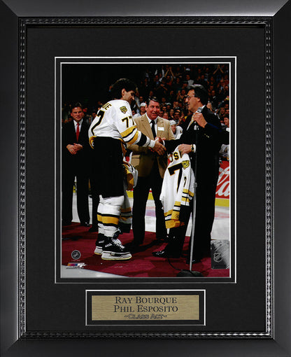 Ray Bourque Phil Esposito Photo Class Act 11x14