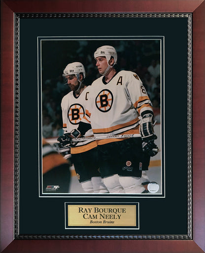 Ray Bourque Cam Neely Photo Playoffs 16x20