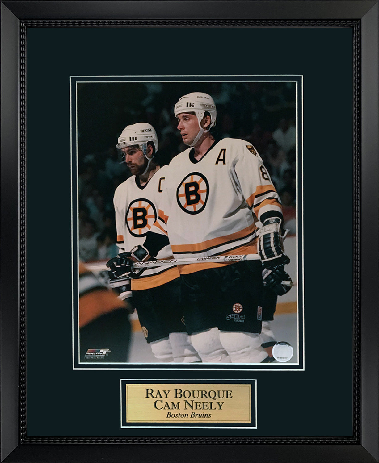 Ray Bourque Cam Neely Photo Playoffs 16x20