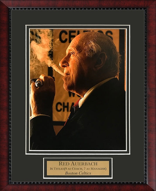 Red Auerbach Photo Smoke Cigar 11x14