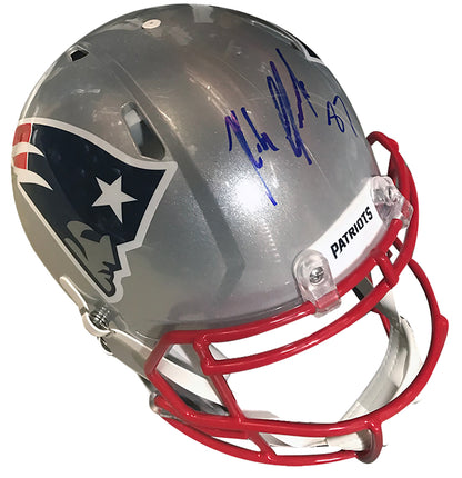 Rob Gronkowski Autograph Helmet Patriots Authentic Speed Elvis