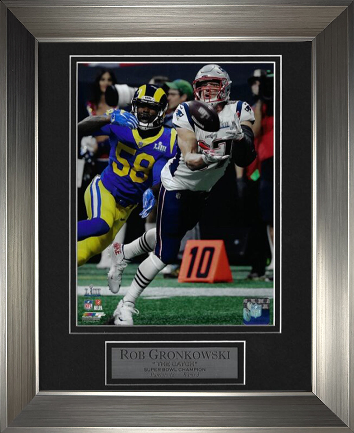 Rob Gronkowski Photo Super Bowl LIII Last Catch 11x14