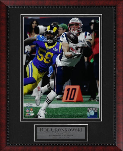 Rob Gronkowski Photo Super Bowl LIII Last Catch 11x14