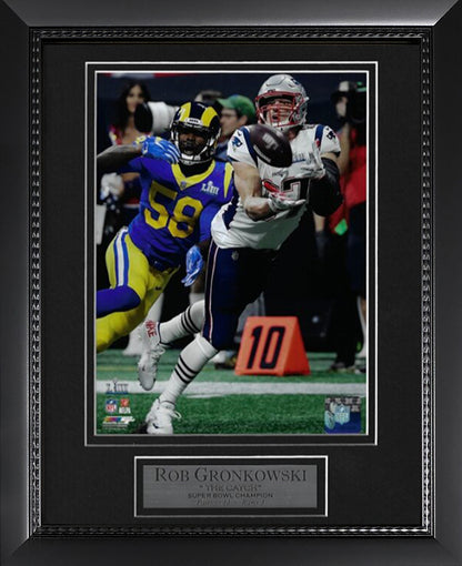 Rob Gronkowski Photo Super Bowl LIII Last Catch 11x14