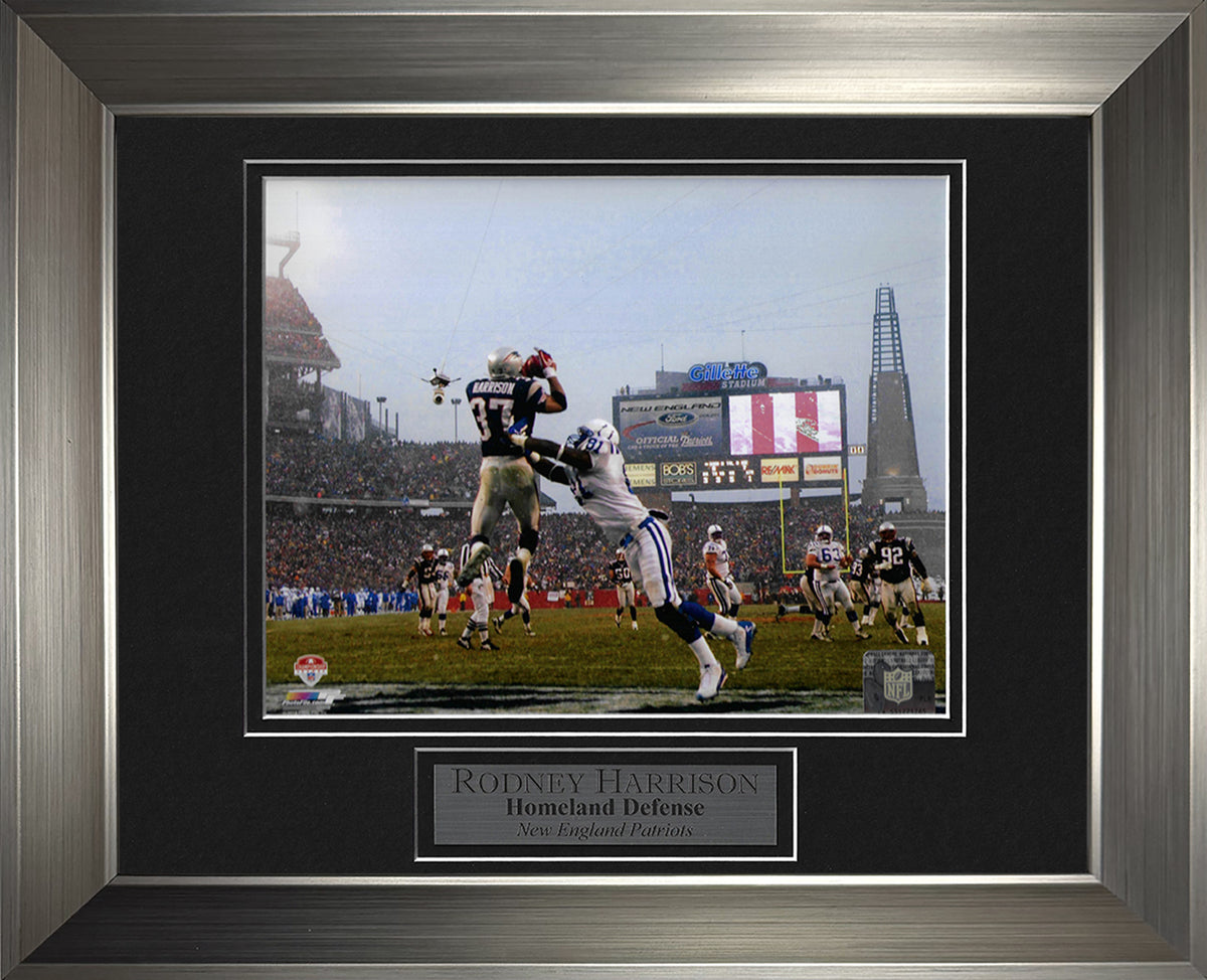 Rodney England Rodney Harrison Photo Interception 11x14 – New England Picture