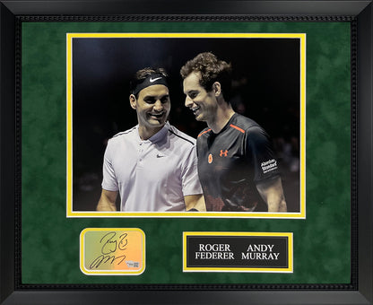 Roger Federer Andy Murray Double Autograph Collage 16x20