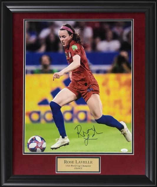 Rose Lavelle Autograph Photo World Cup 2019 Dribble 23x27