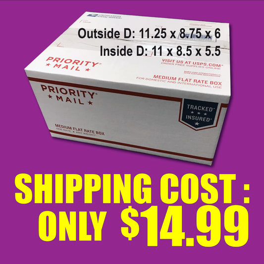 1-Shipping Priority Mail $14.99