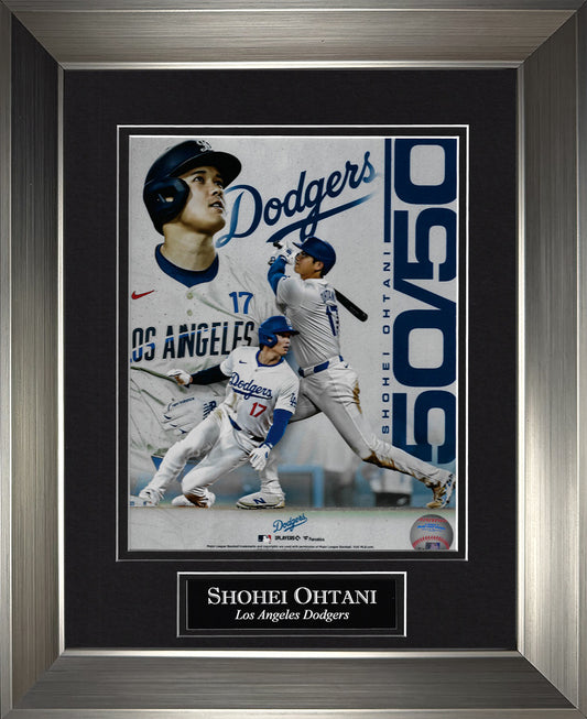 Shohei Ohtani Photo 50/50 Record 11x14