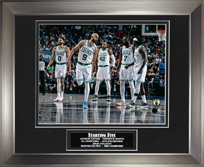 NBA Finals '24 Starting Five Photo 16x20