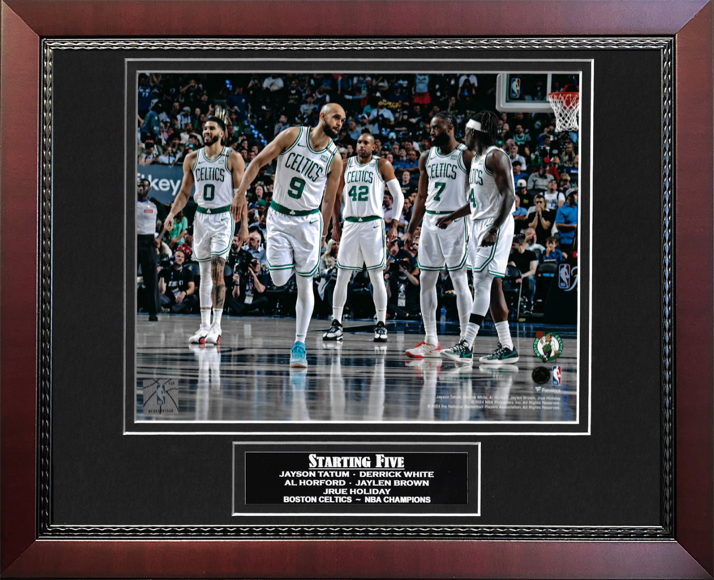 NBA Finals '24 Starting Five Photo 16x20