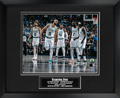 NBA Finals '24 Starting Five Photo 16x20