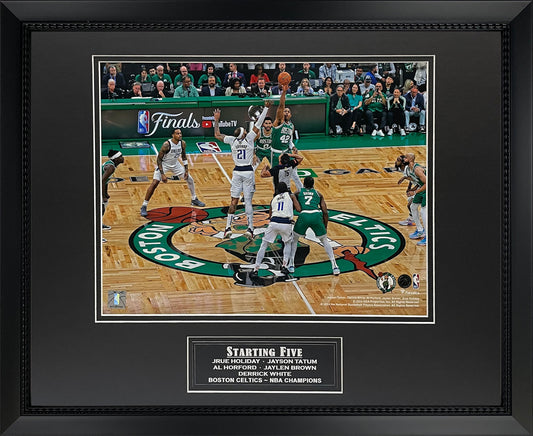 NBA Finals '24 Game 5 Tip-off Photo 16x20