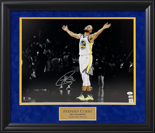 Stephen Curry Autograph Photo Spotlight 23x27 JSA Authentication