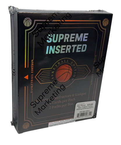 Supreme Inserted Basketball Edition Trading Cards by Supreme Marketing. Security Sealed