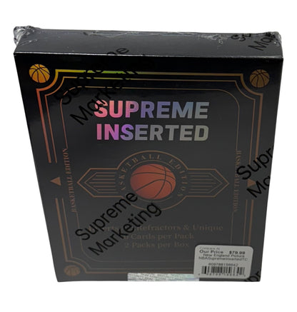 Supreme Inserted Basketball Edition Trading Cards by Supreme Marketing. Security Sealed