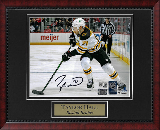 Taylor Hall Autograph Photo Pass 11x14