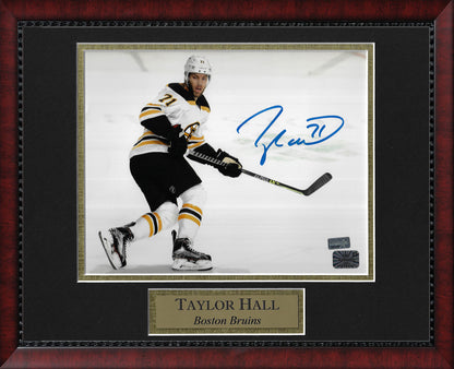 Taylor Hall Autograph Photo Skate Alone 11x14