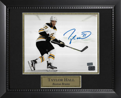 Taylor Hall Autograph Photo Skate Alone 11x14