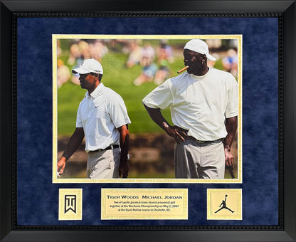 Tiger Woods, Michael Jordan Photo 16x20