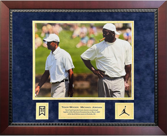 Tiger Woods, Michael Jordan Photo 16x20
