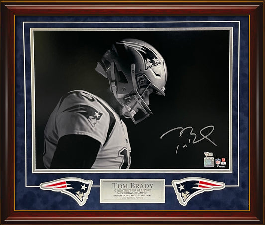 Tom Brady Autograph Photo Look Down Spotlight 23x27 Fanatics Authentication