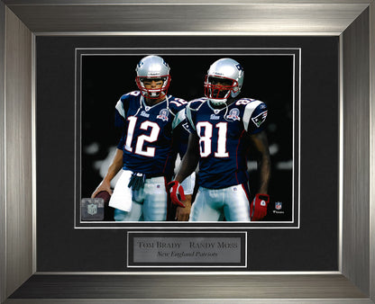 Tom Brady Randy Moss Photo 11x14