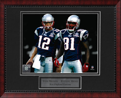 Tom Brady Randy Moss Photo 11x14