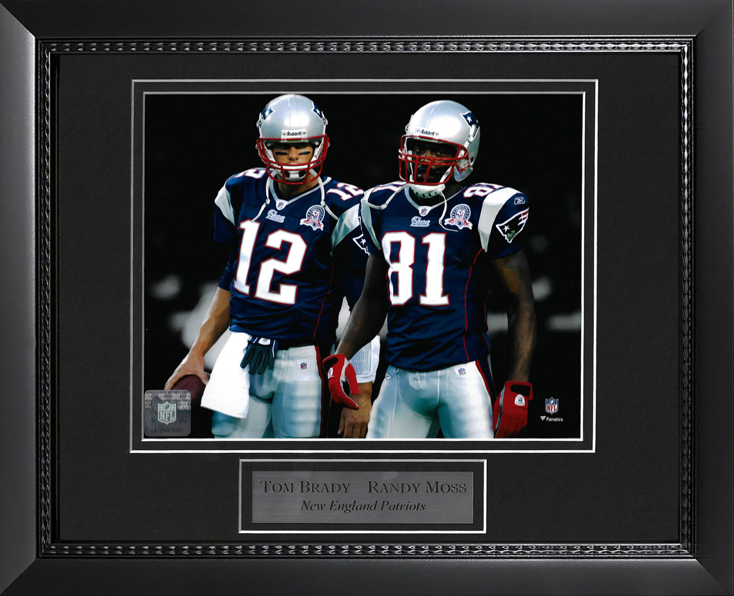 Tom Brady Randy Moss Photo 11x14