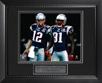 Tom Brady Randy Moss Photo 11x14