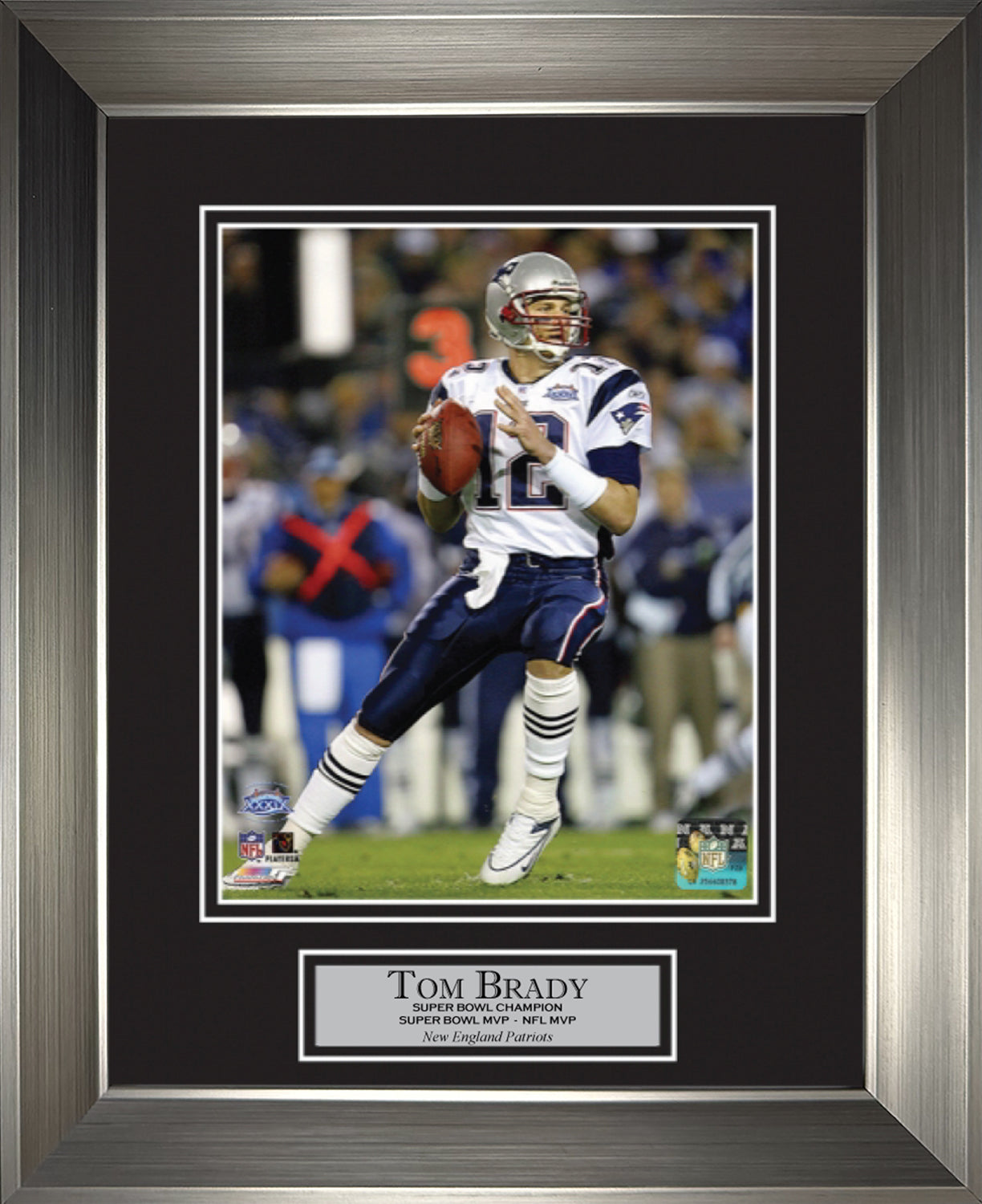 Tom Brady Photo Super Bowl XXXIX Dropback 11x14