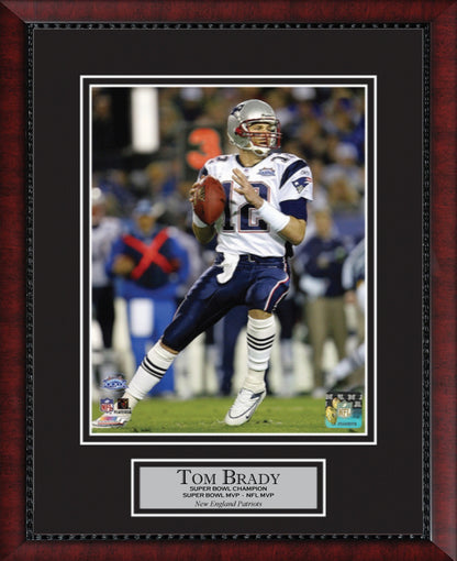 Tom Brady Photo Super Bowl XXXIX Dropback 11x14