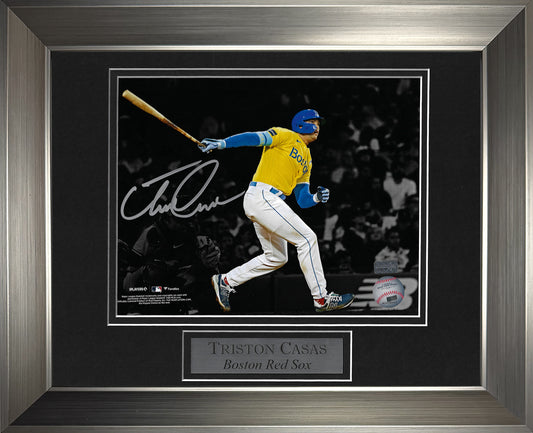 Triston Casas Autograph Photo City Connect Spotlight 11x14